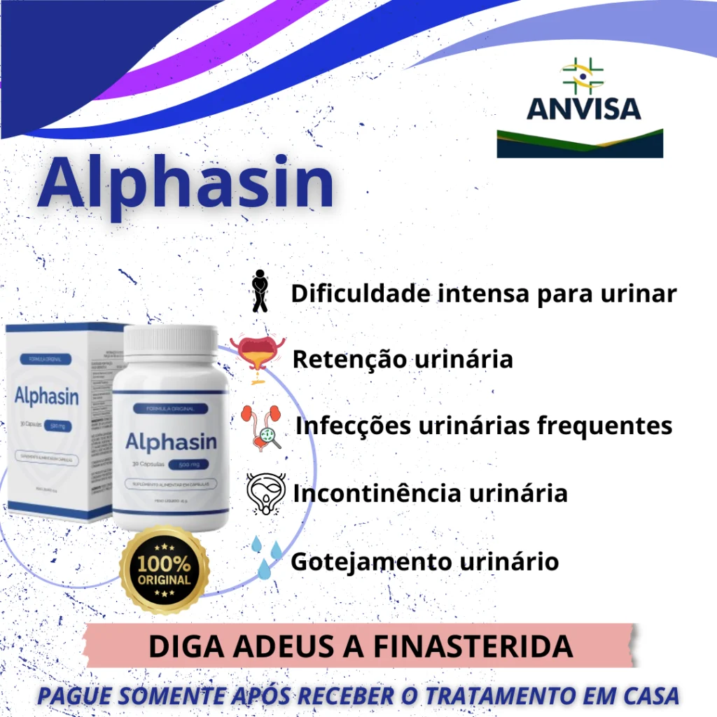Alphasin é seguro e produzido dentro das normas da ANVISA.